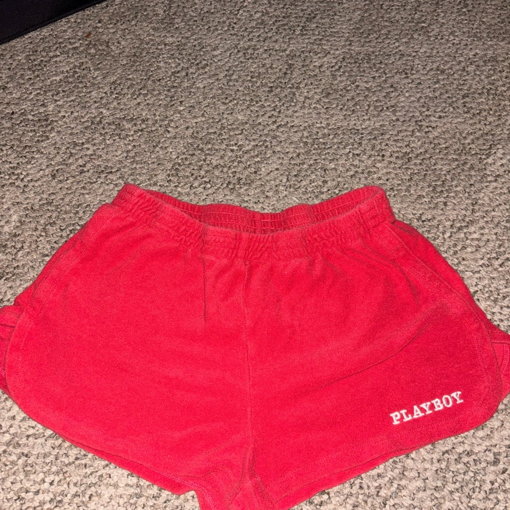 Playboy Women's Red Shorts